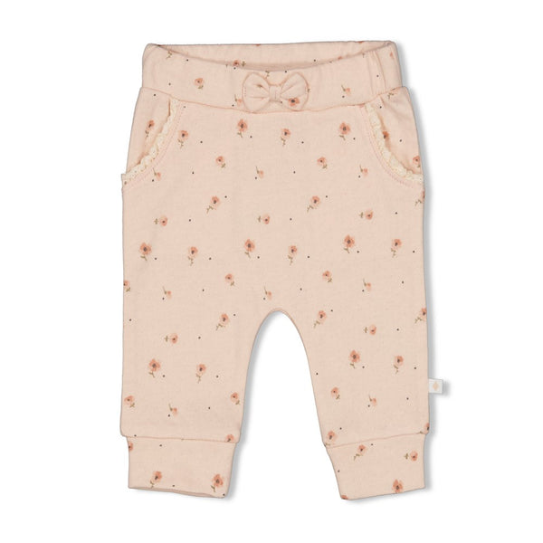 Feetje Broek AOP l.Roze - Sweet Poppy