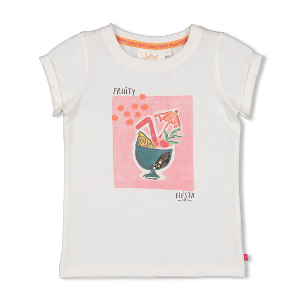Jubel T-shirt Offwhite - Samba Shake