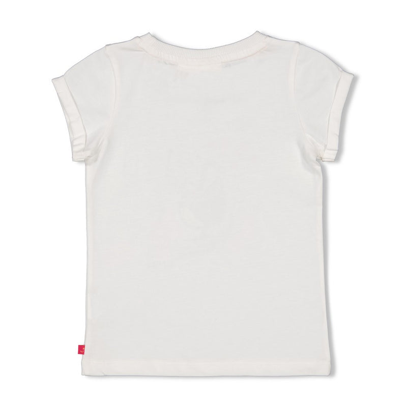 Jubel T-shirt Offwhite - Samba Shake