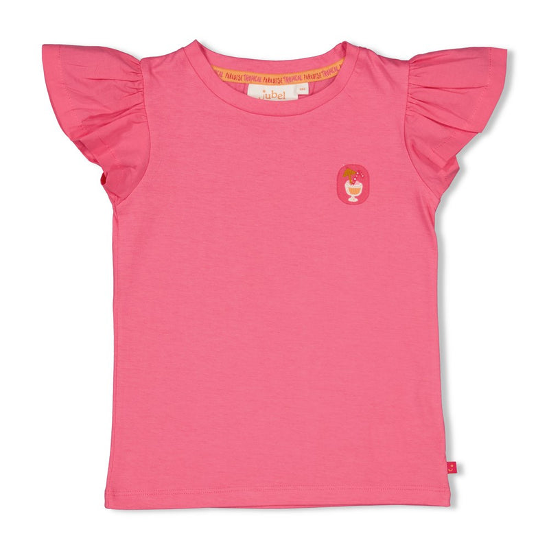 Jubel T-shirt Roze - Samba Shake