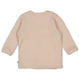 Feetje Overslagshirt rib Zand - Honey Bear