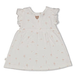Feetje Jurk crinkle AOP k/m Offwhite - Delicate Flower
