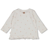 Feetje Longsleeve ruches crinkle AOP Offwhite - Delicate Flower