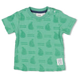 Feetje T-shirt AO badstof Groen - Seaside Hapiness