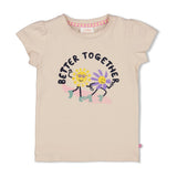 Jubel T-shirt Offwhite - Rolling into Spring