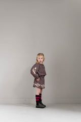 Jenest Sara skirt cherry bordeaux vintage rose