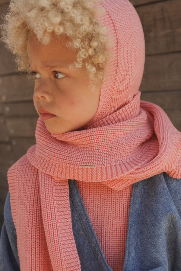 Hvid scarf Gustave bubblegum