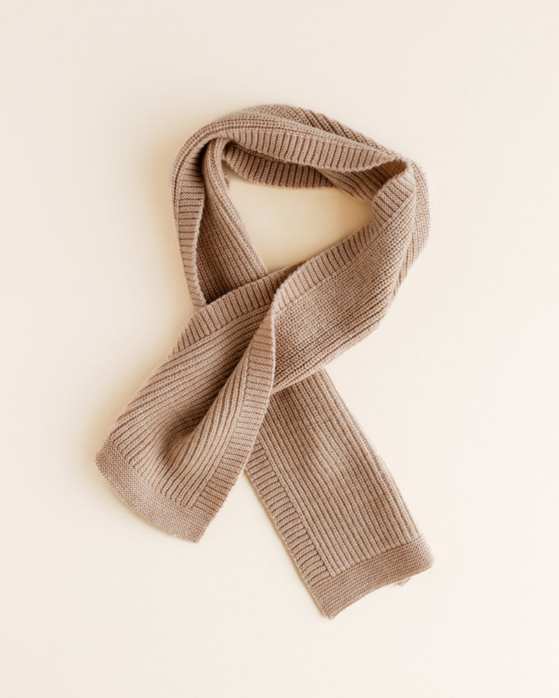 Hvid scarf Gustave sand