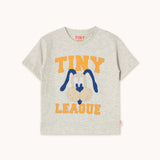 Tinycottons tiny league graphic tee light grey heather