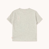 Tinycottons tiny league graphic tee light grey heather