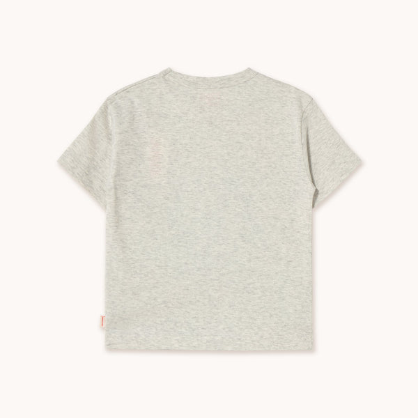 Tinycottons tiny league graphic tee light grey heather