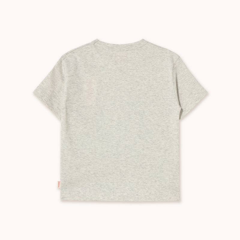 Tinycottons tiny league graphic tee light grey heather