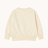 Tinycottons nella natura graphic sweatshirt light cream