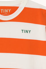 Tinycottons Stripes Knit Tee Red