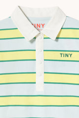 Tinycottons Retro Stripes Polo Sweatshirt