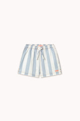 Tinycottons Stripes Twill Shorts Blue
