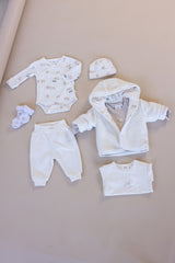 Feetje Longsleeve Taupe melange - Sleepy Sheepy