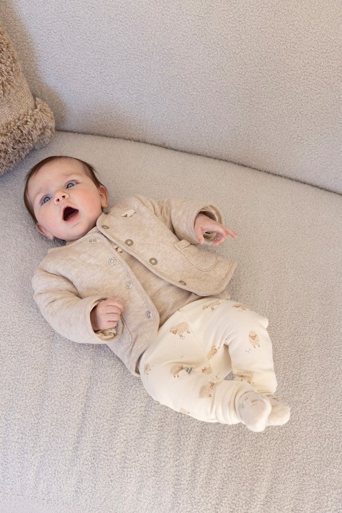 Feetje Broek AOP Creme - Sleepy Sheepy