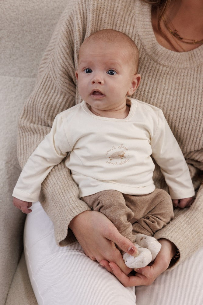 Feetje Longsleeve Creme - Sleepy Sheepy