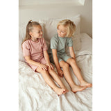 Feetje wafel Shortama mauve - Summer Special