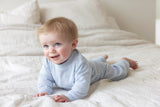 Feetje pyjama wafel babyblue