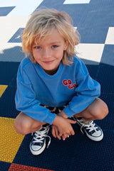 Sturdy Sweater oversized Blauw - Run the Day