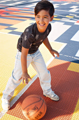 Sturdy T-shirt AOP Antraciet - Run the Day