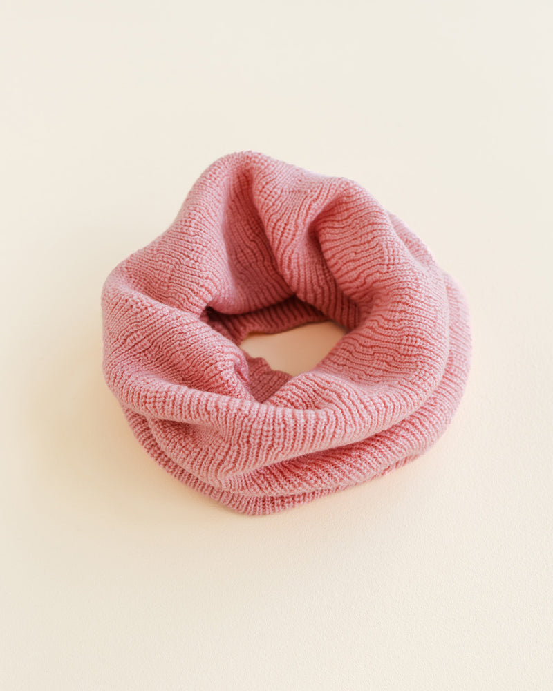 Hvid tube scarf Gigi bubblegum