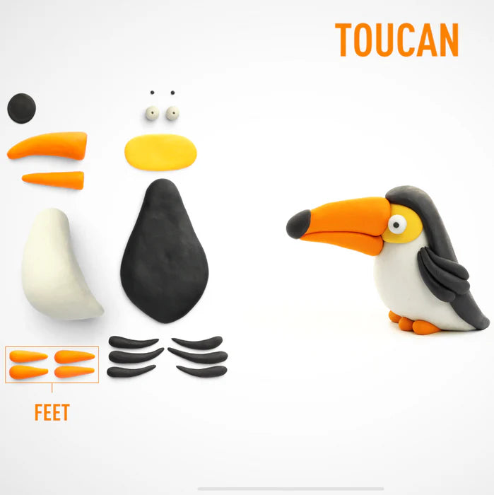 Hey Clay - Toucan 3 potjes