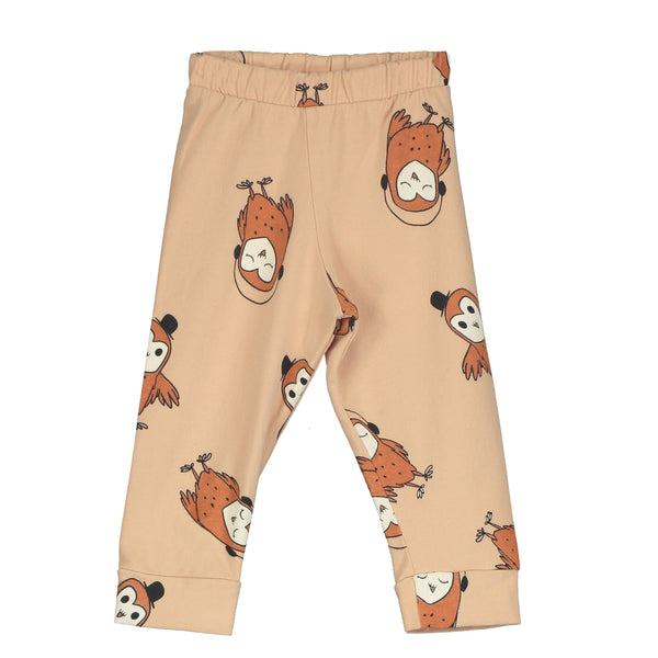 Lötiekids baby legging owls ivory