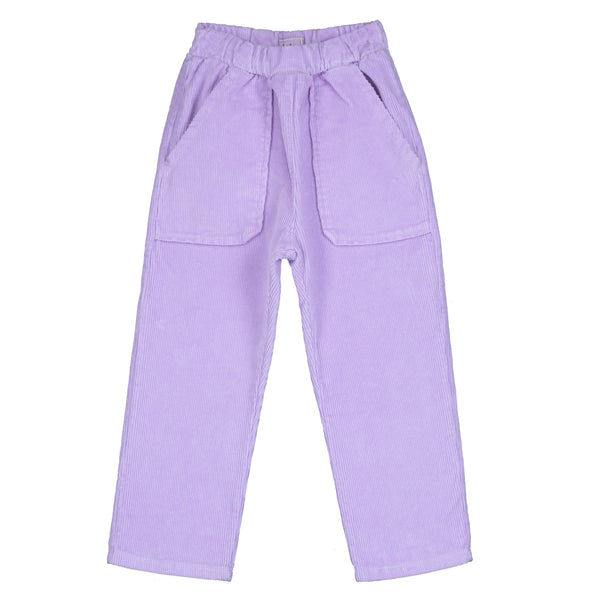 Lötiekids corduroy casual pants solid mauve