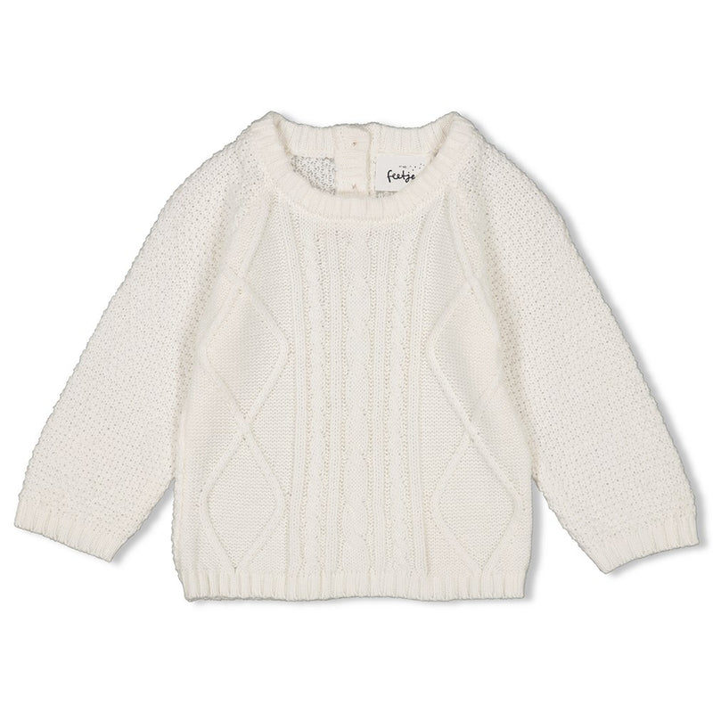 Feetje Sweater gebreid Offwhite - The Neutrals