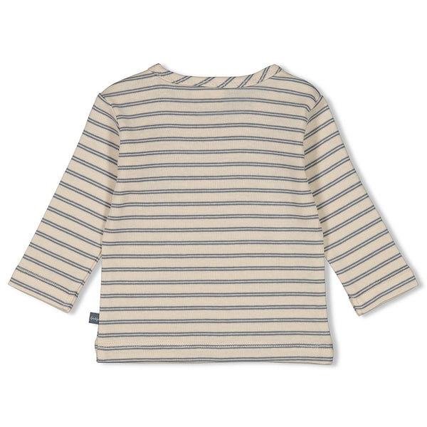 Feetje Longsleeve streep Creme - Forever Bestie