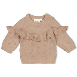 Feetje Sweater gebreid Hazelnoot - Stay Magical