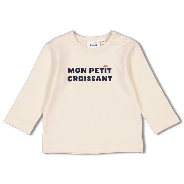 Feetje Longsleeve Offwhite - Club Croissant