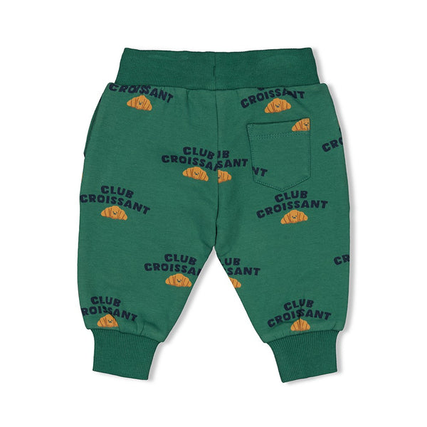 Feetje Broek AOP Groen - Club Croissant