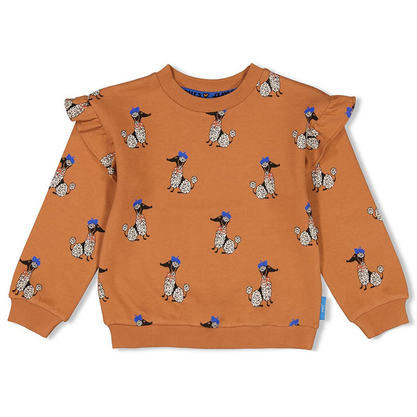 Jubel Sweater AOP Camel - Amour Toujours