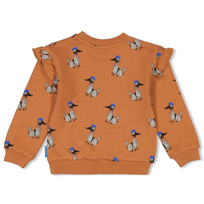 Jubel Sweater AOP Camel - Amour Toujours