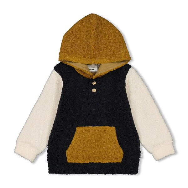 Sturdy Teddy hoody Antraciet - Jump For Joy