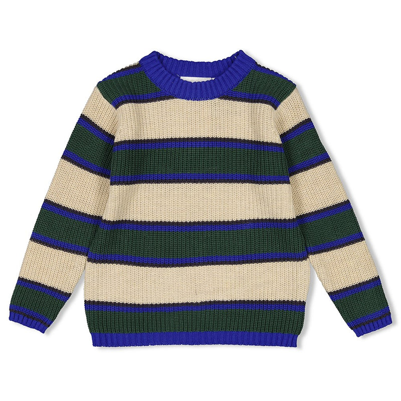 Sturdy Sweater gebreid  Zand melange - Fun Days