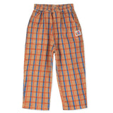 Lötiekids corduroy wide pants checks toasted