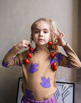 Lötiekids shirt birds all over toasted