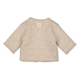 Feetje Omkeerbaar jasje Taupe melange - Sleepy Sheepy