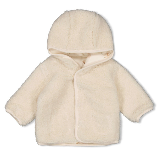 Feetje Omkeerbaar teddy jasje met capuchon Creme - Sleepy Sheepy