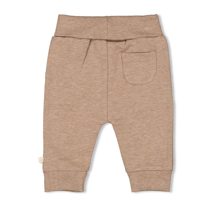 Feetje Broek Bruin melange - Sleepy Sheepy