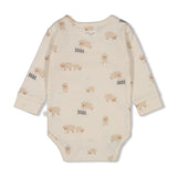 Feetje Wikkelromper AOP Creme - Sleepy Sheepy