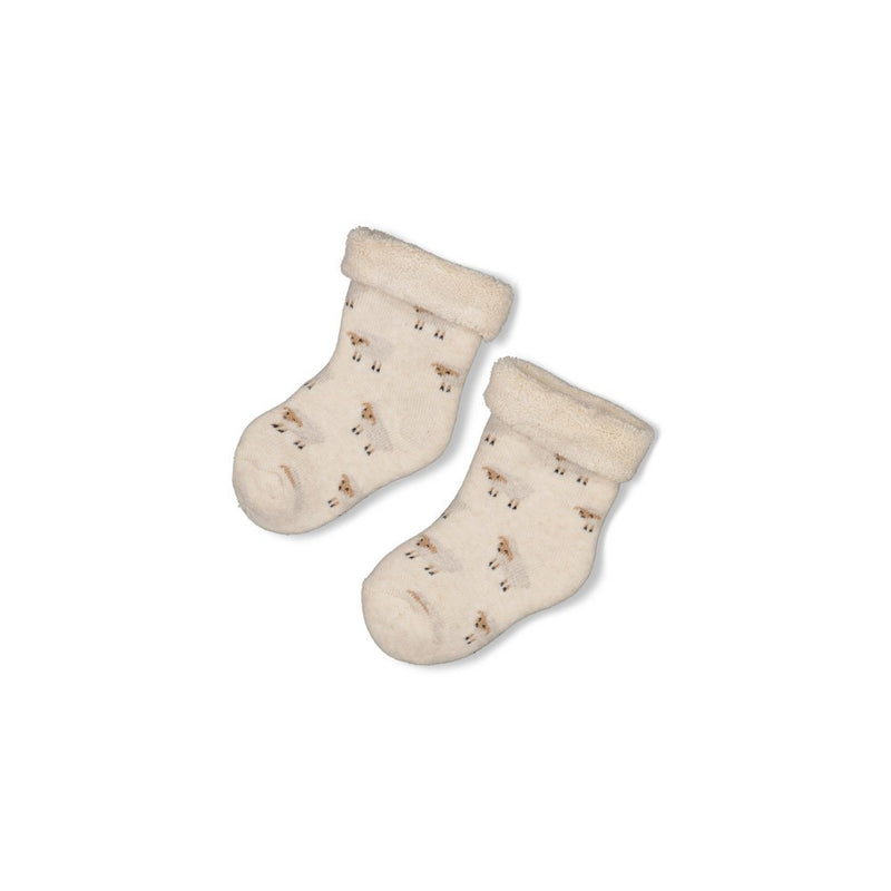 Feetje Sokken Offwhite melange - Sleepy Sheepy