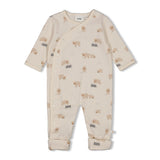 Feetje Pak omslagvoet rib AOP Creme - Sleepy Sheepy