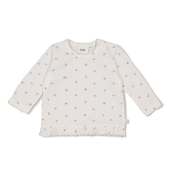 Feetje Longsleeve AOP Offwhite - Morning Sun