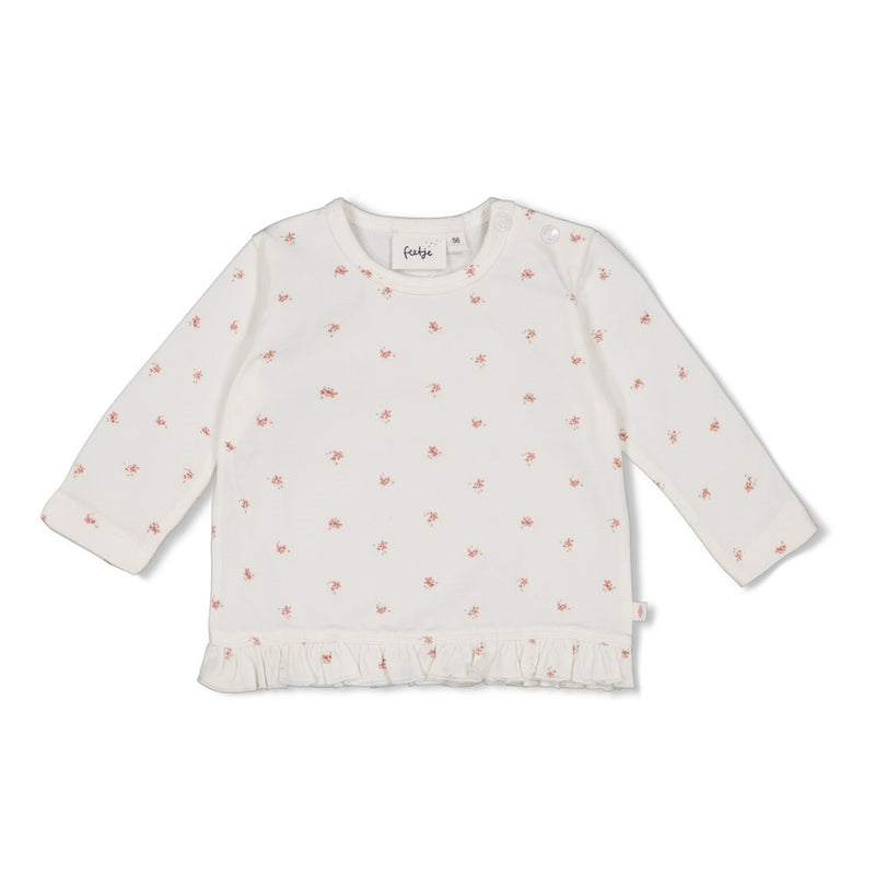 Feetje Longsleeve AOP Offwhite - Morning Sun
